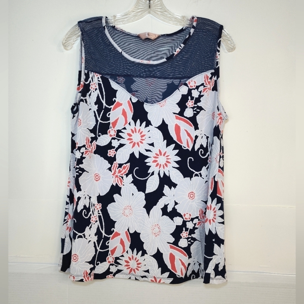 JSJ. Women's Sleeveless Top Size (L)